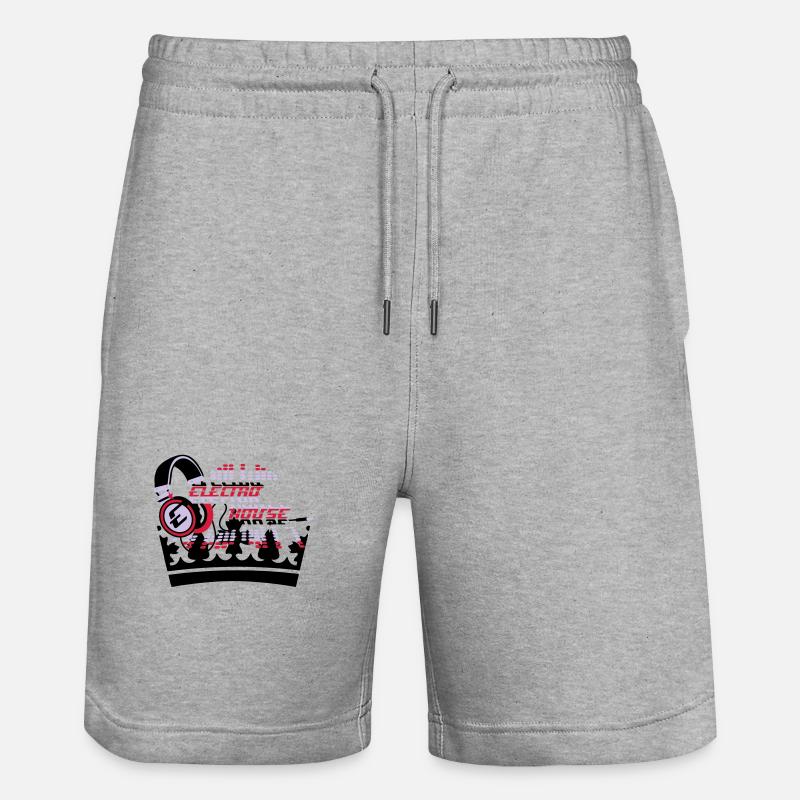 La couronne - Short de jogging bio TRAINER Stanley/Stella unisexe - gris chiné