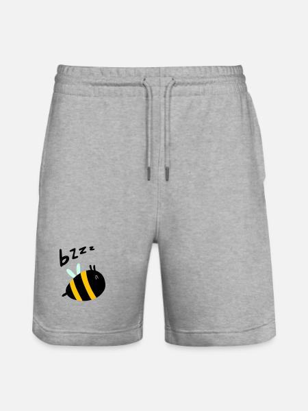 Bzzz - Stanley/Stella Trainer Unisex Organic Jogging Shorts - heather grey
