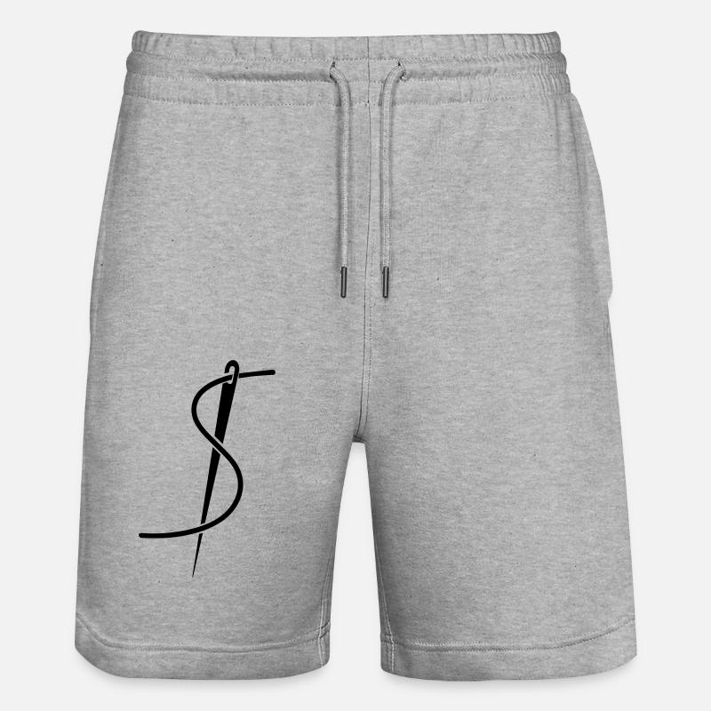 nadel - Stanley/Stella Unisex Bio Joggingshorts Trainer  - Grau meliert