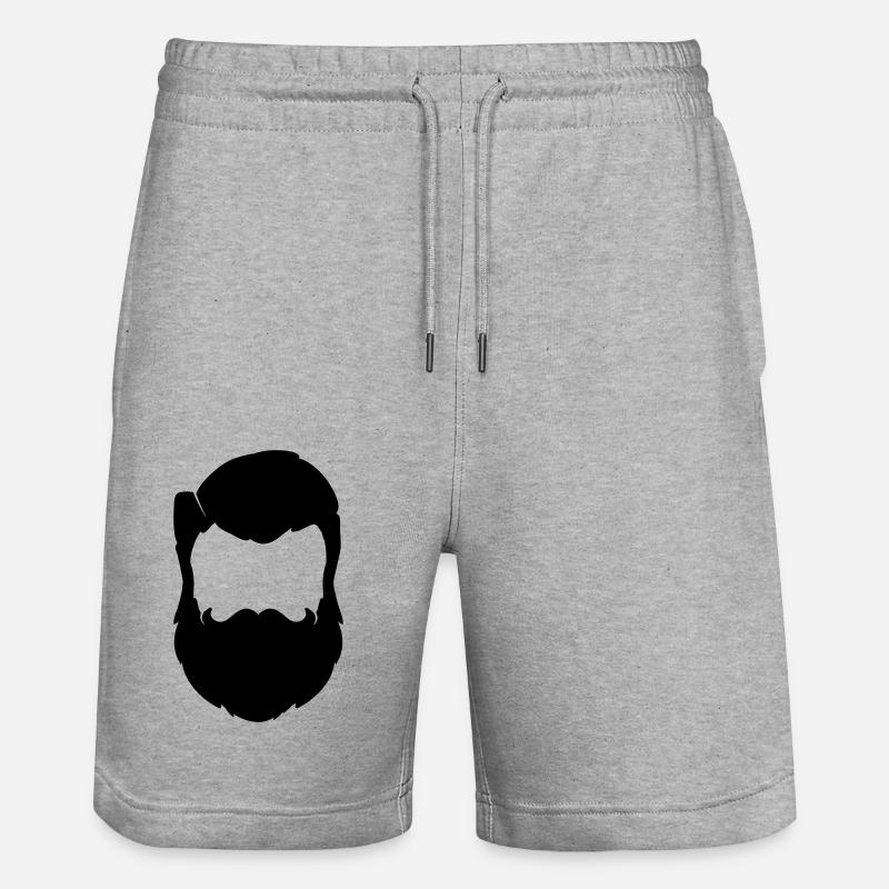 beard - Short de jogging bio TRAINER Stanley/Stella unisexe - gris chiné
