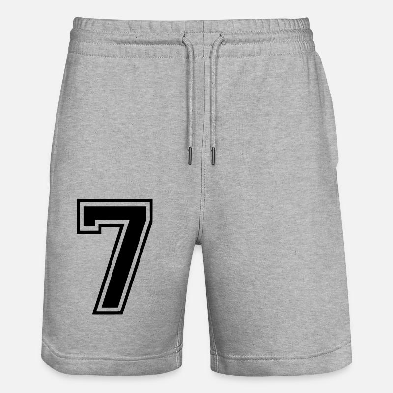7 - Short de jogging bio TRAINER Stanley/Stella unisexe - gris chiné