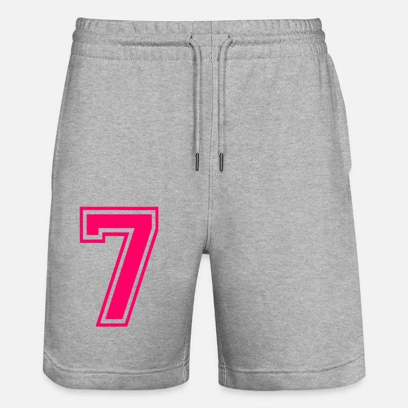 7 - Short de jogging bio TRAINER Stanley/Stella unisexe - gris chiné