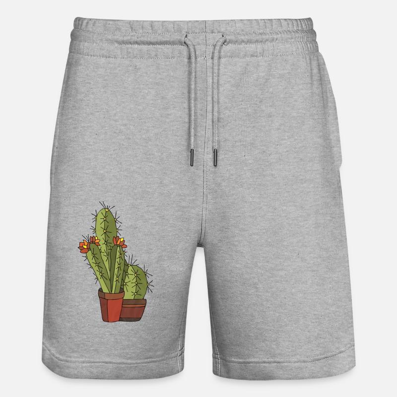 Fleur - Short de jogging bio TRAINER Stanley/Stella unisexe - gris chiné