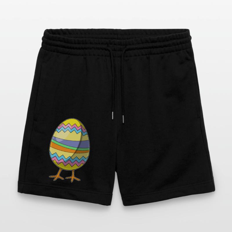 Chick Easter Easter Egg Stanley/Stella Trainer Unisex Organic Jogging Shorts