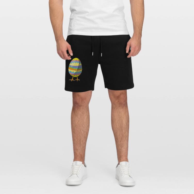 Chick Easter Easter Egg Stanley/Stella Trainer Unisex Organic Jogging Shorts