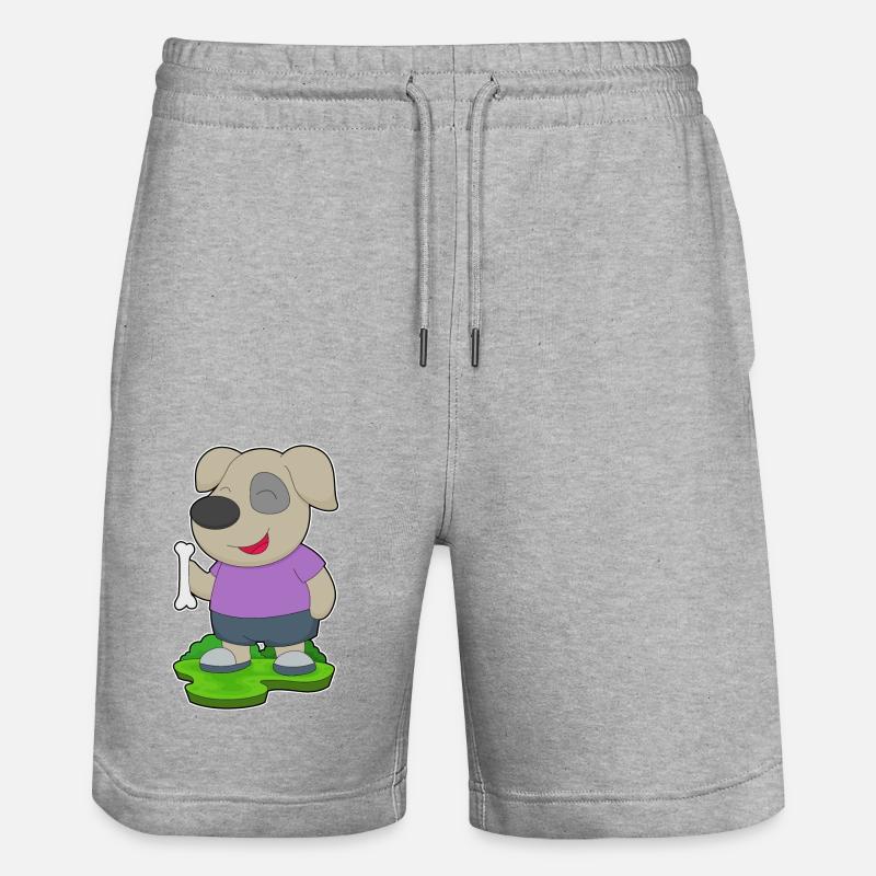 Os de chien - Short de jogging bio TRAINER Stanley/Stella unisexe - gris chiné