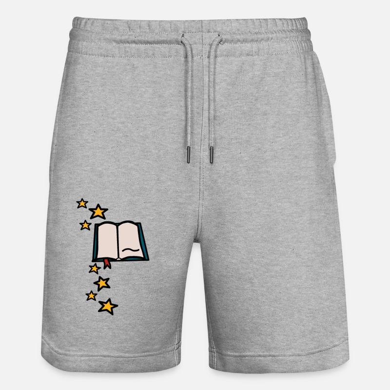 Livre magique - Short de jogging bio TRAINER Stanley/Stella unisexe - gris chiné