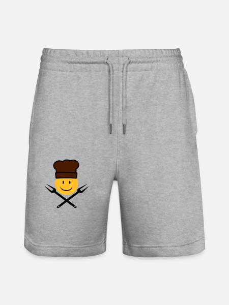 grillen - Stanley/Stella Unisex Bio Joggingshorts Trainer - Grau meliert