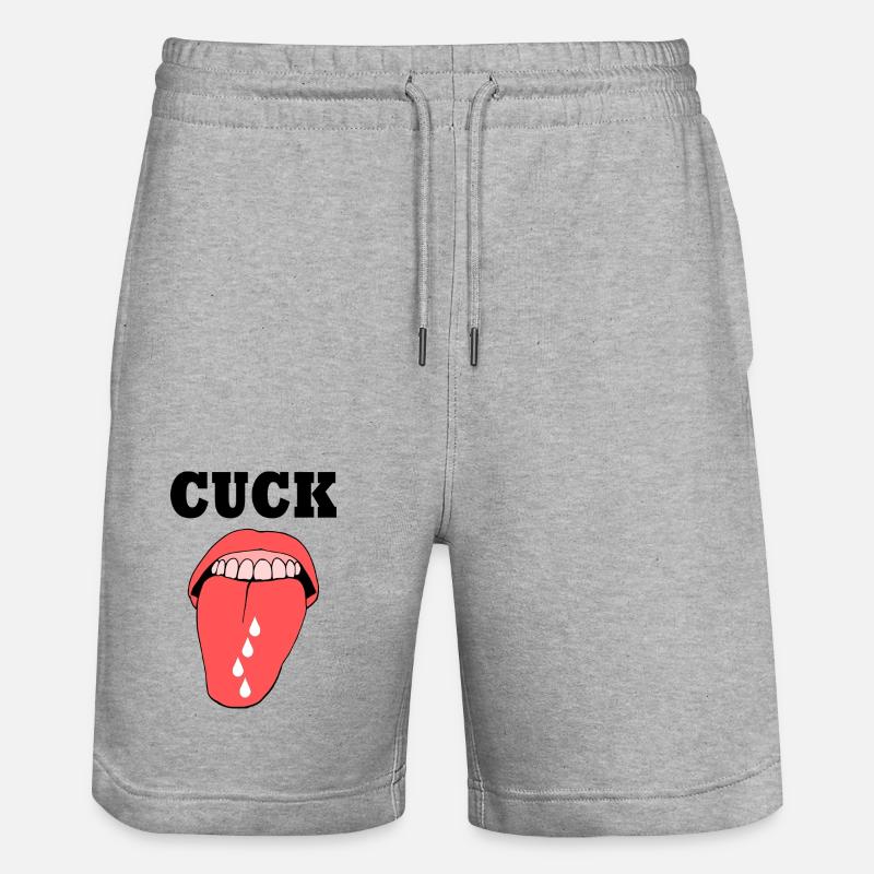 cocu cocu - Short de jogging bio TRAINER Stanley/Stella unisexe - gris chiné