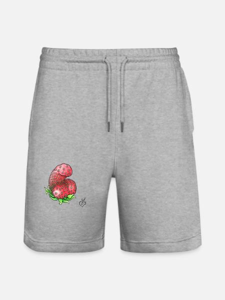 Rico - Stanley/Stella Trainer Unisex Organic Jogging Shorts - heather grey