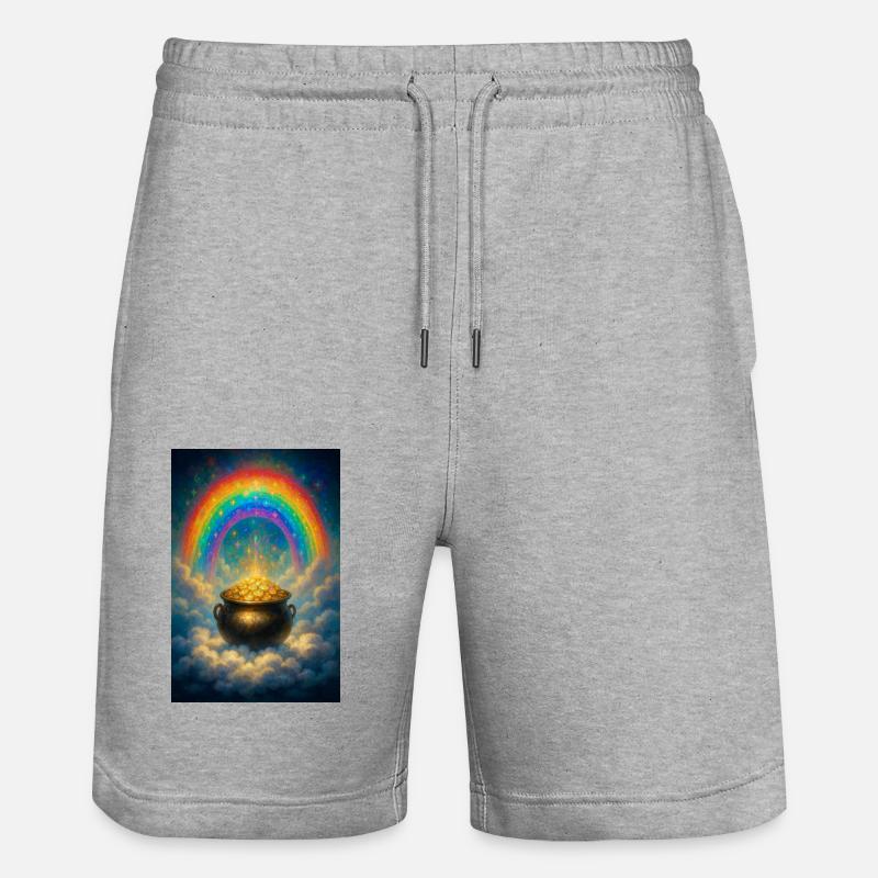 16 - Short de jogging bio TRAINER Stanley/Stella unisexe - gris chiné