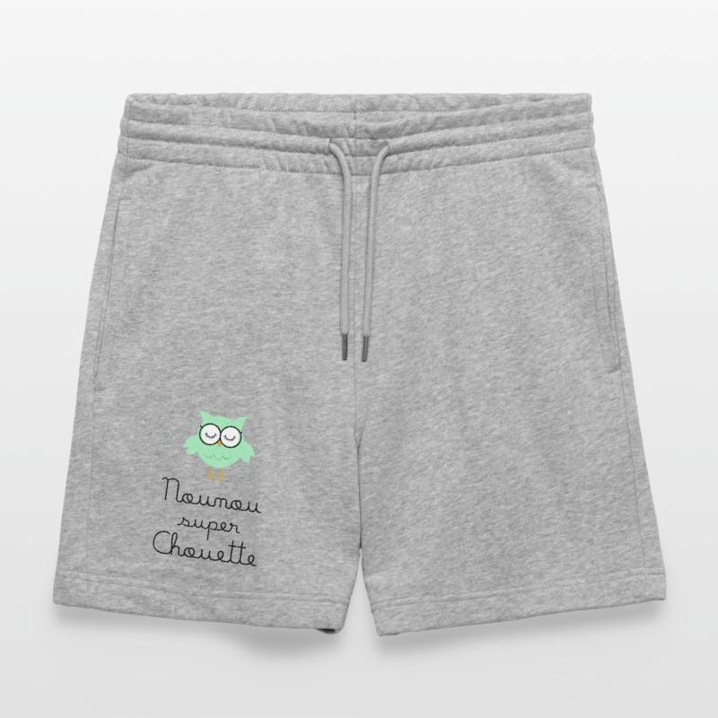 Kindermädchen große Eule Stanley/Stella Unisex Bio Joggingshorts Trainer 