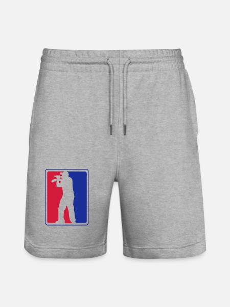 rapping - Stanley/Stella Trainer Unisex Organic Jogging Shorts - heather grey