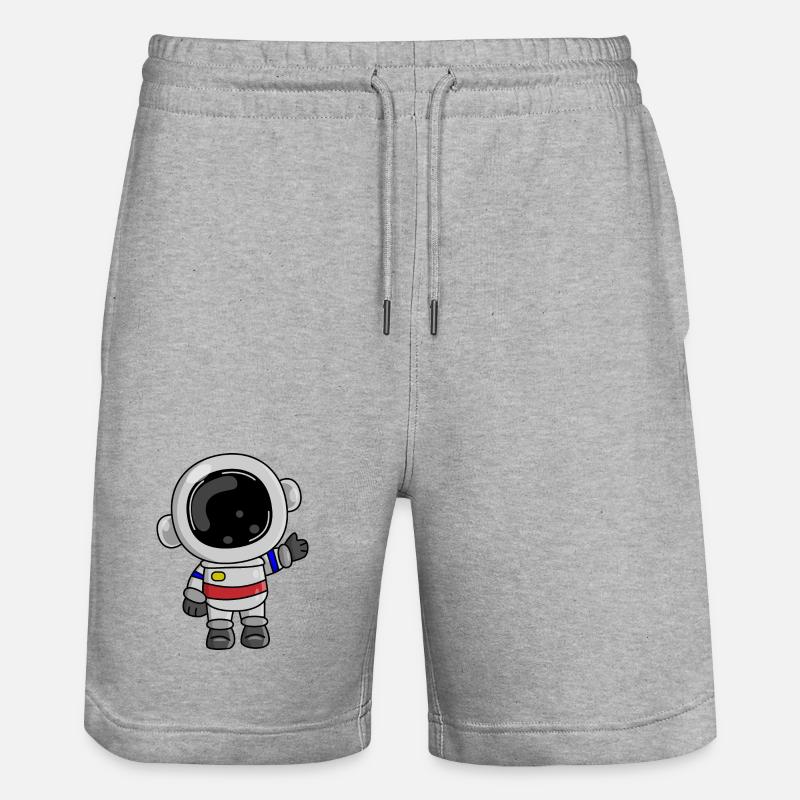 Astronaute Cosmos Spaceman Space - Short de jogging bio TRAINER Stanley/Stella unisexe - gris chiné