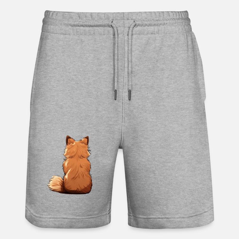 Pommern - Stanley/Stella Unisex Bio Joggingshorts Trainer - Grau meliert