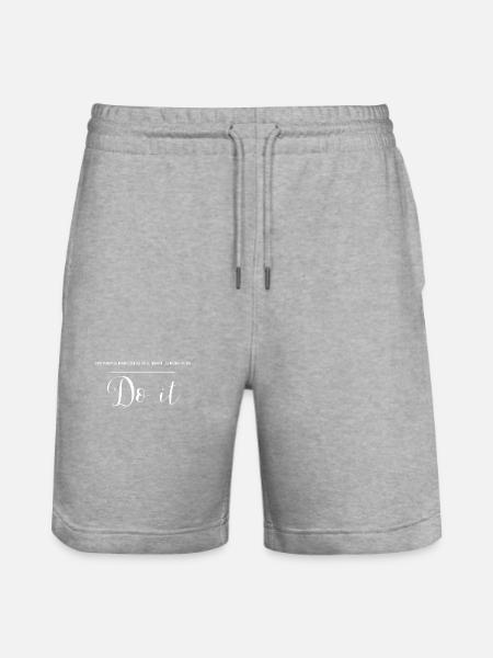 Do it - Stanley/Stella Unisex Bio Joggingshorts Trainer  - Grau meliert