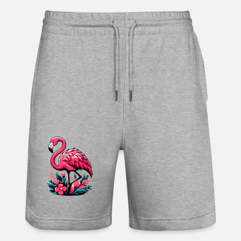 Flamant - Short de jogging bio TRAINER Stanley/Stella unisexe - gris chiné