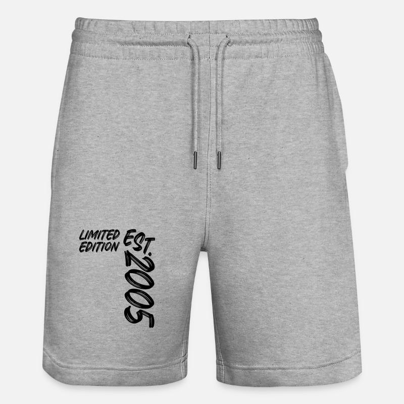 Édition limitée Est. 2005 - Short de jogging bio TRAINER Stanley/Stella unisexe - gris chiné