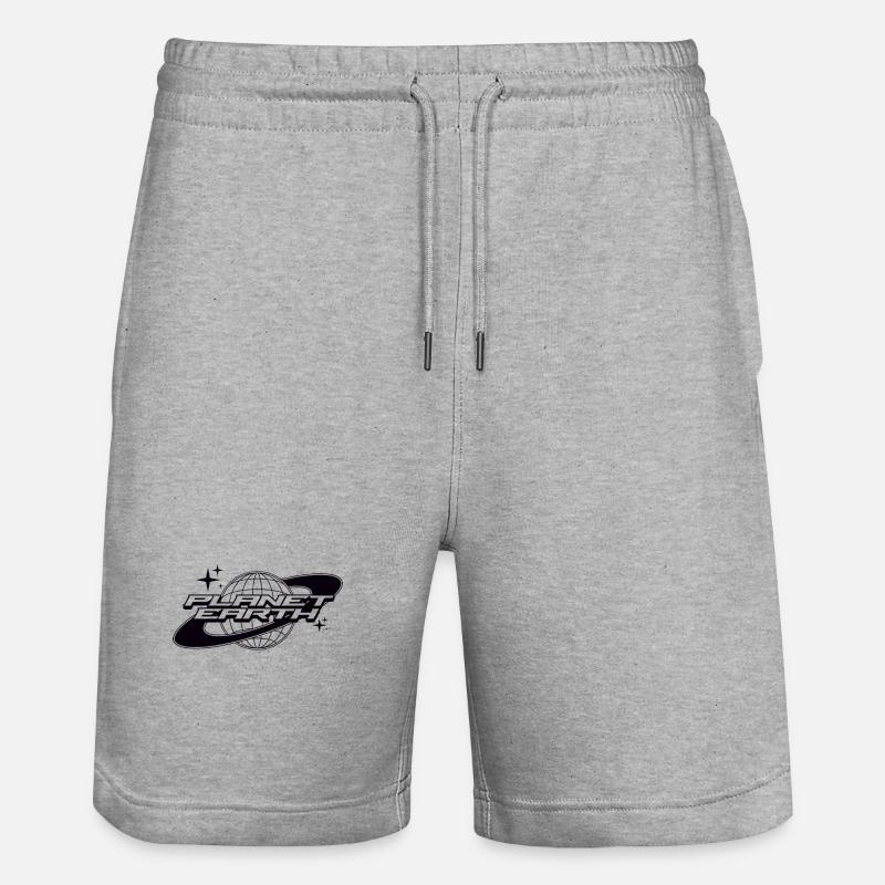 Planet Earth - Short de jogging bio TRAINER Stanley/Stella unisexe - gris chiné