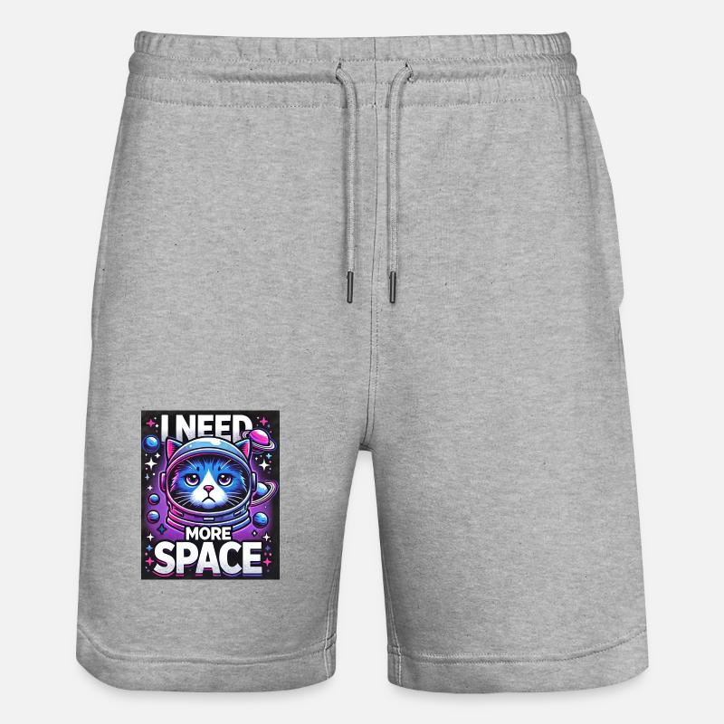 J’ai besoin de plus d’espace - Short de jogging bio TRAINER Stanley/Stella unisexe - gris chiné