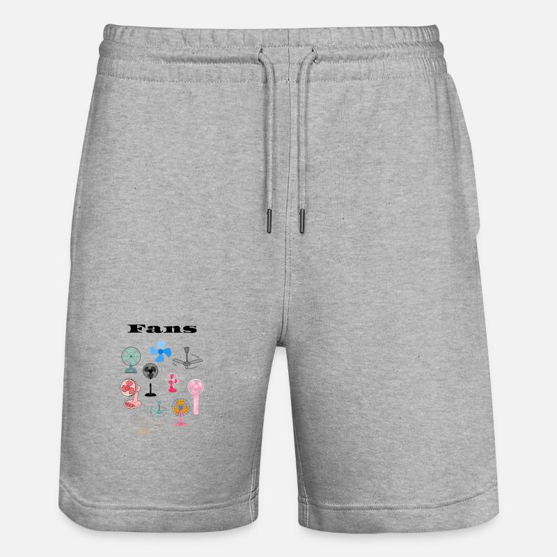 Une sélection de fans - Short de jogging bio TRAINER Stanley/Stella unisexe - gris chiné