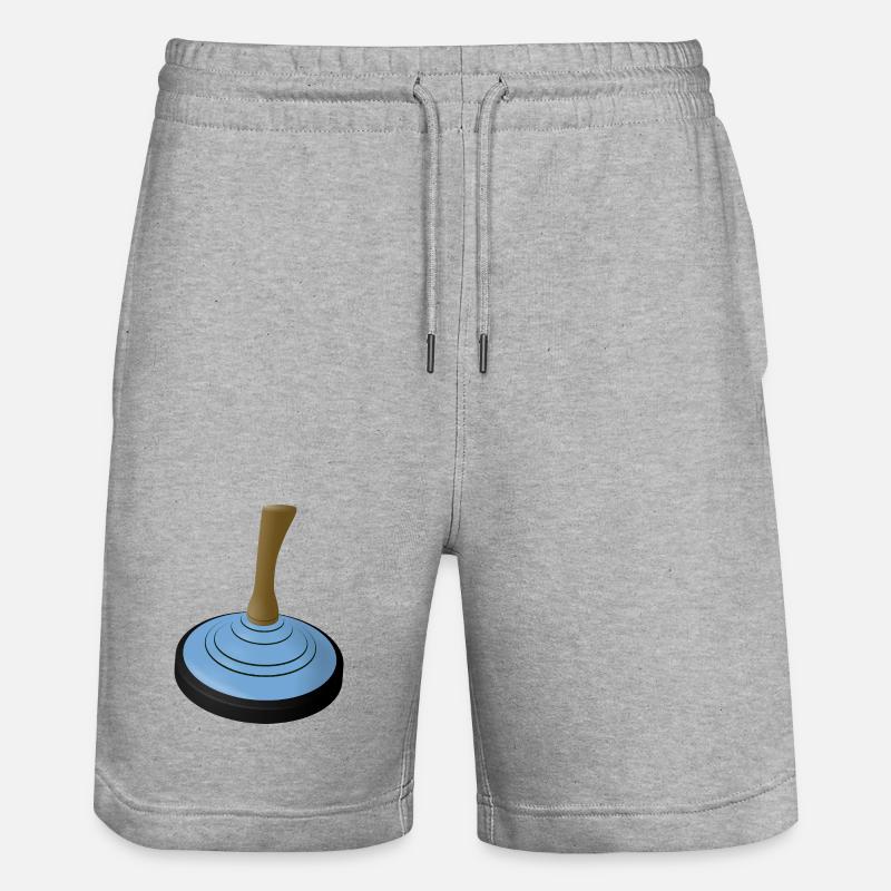 2025-EISSTOCK-hellblau - Short de jogging bio TRAINER Stanley/Stella unisexe - gris chiné