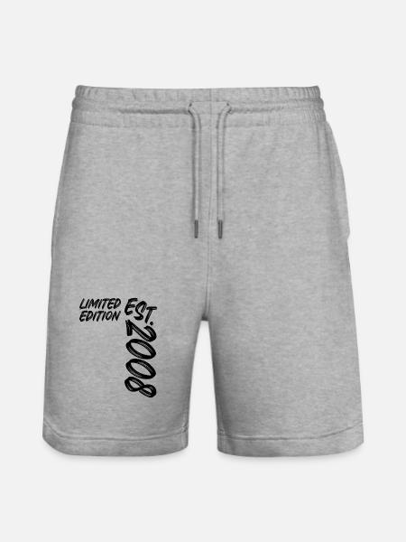 Édition limitée est. 2008 - Short de jogging bio TRAINER Stanley/Stella unisexe - gris chiné