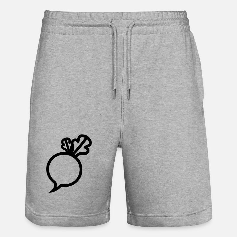 navet - Short de jogging bio TRAINER Stanley/Stella unisexe - gris chiné
