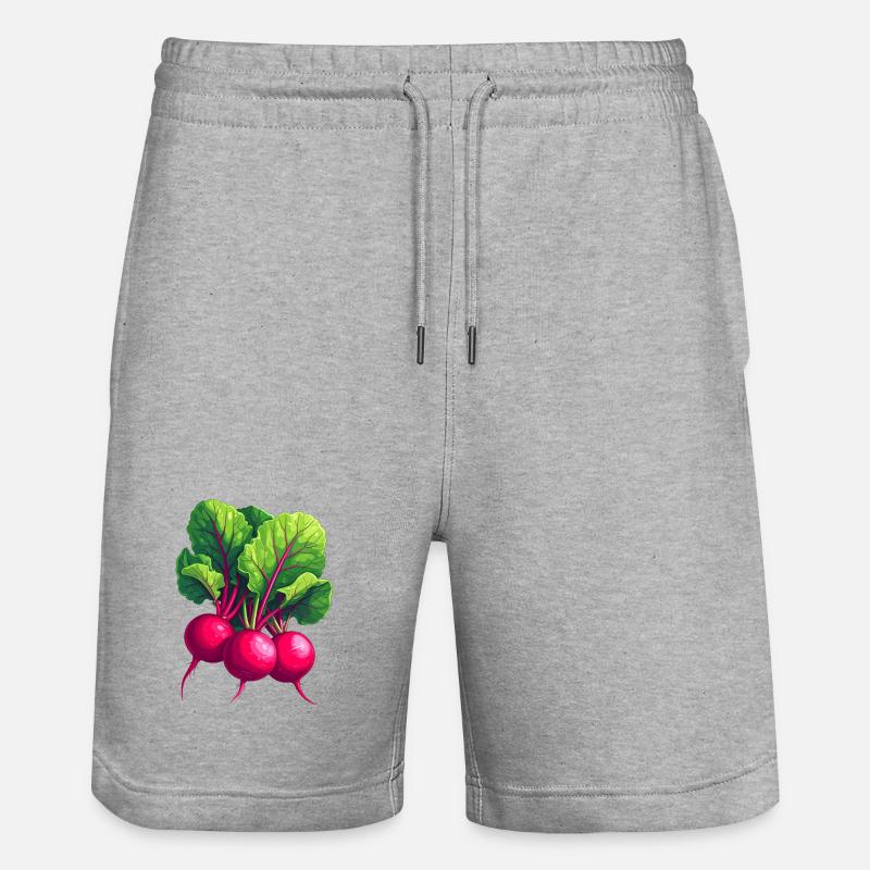 Ravanello - Pantaloncini da jogger ecologici unisex Trainer di Stanley/Stella - grigio melange