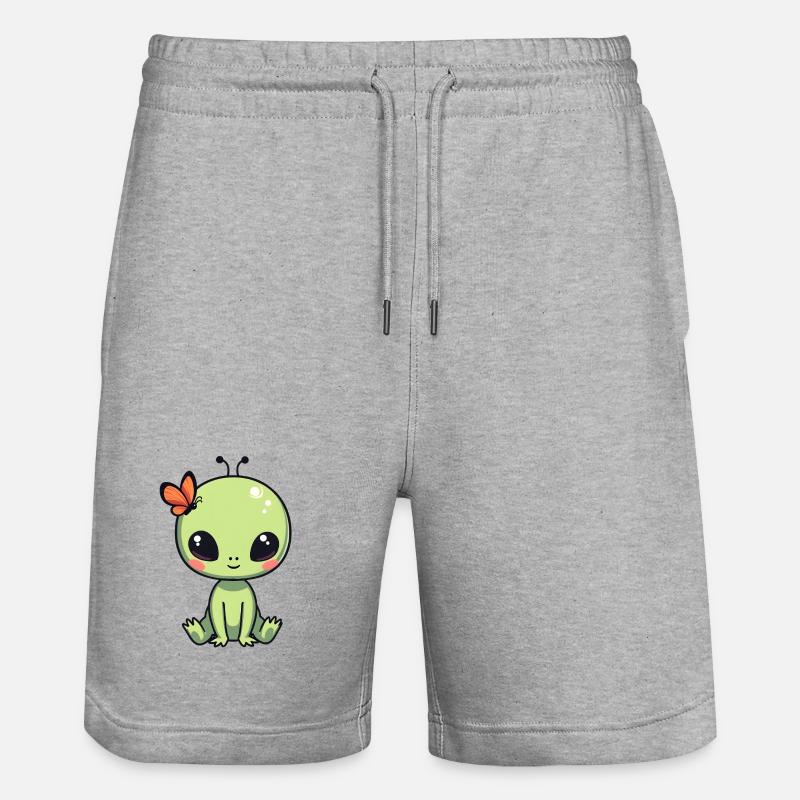Alien Außerirdischer - Short de jogging bio TRAINER Stanley/Stella unisexe - gris chiné