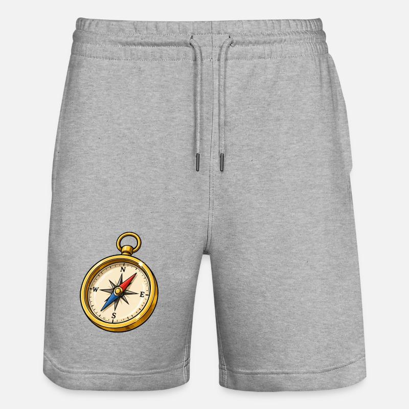 Boussole - Short de jogging bio TRAINER Stanley/Stella unisexe - gris chiné