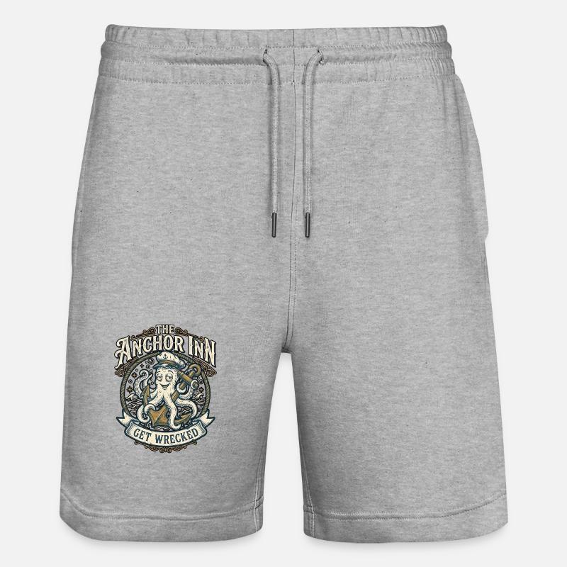 Pub côtier - Short de jogging bio TRAINER Stanley/Stella unisexe - gris chiné