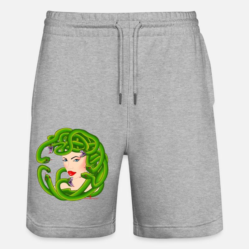 Méduse - Short de jogging bio TRAINER Stanley/Stella unisexe - gris chiné