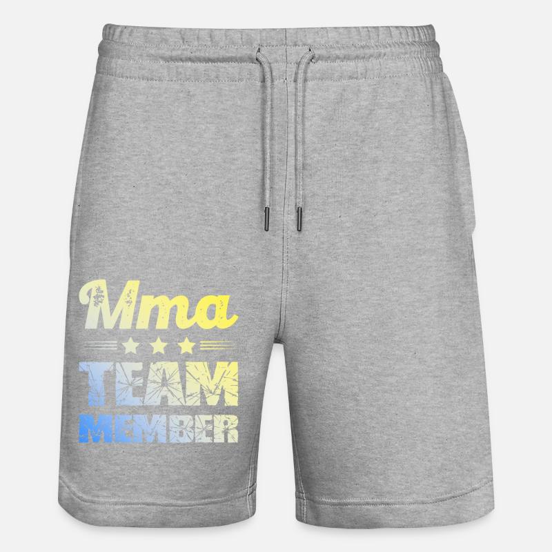 L’équipe Mma - Short de jogging bio TRAINER Stanley/Stella unisexe - gris chiné