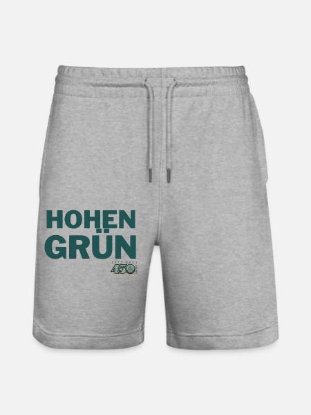 HOHENGRÜN - Stanley/Stella Unisex Bio Joggingshorts Trainer  - Grau meliert