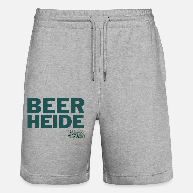 BEERHEIDE - Stanley/Stella Unisex Bio Joggingshorts Trainer  - Grau meliert