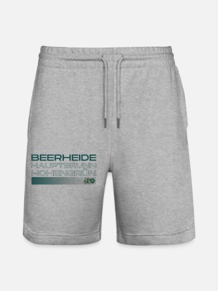 Beerheide-Hauptbrunn-Hohengrün - Stanley/Stella Unisex Bio Joggingshorts Trainer  - Grau meliert
