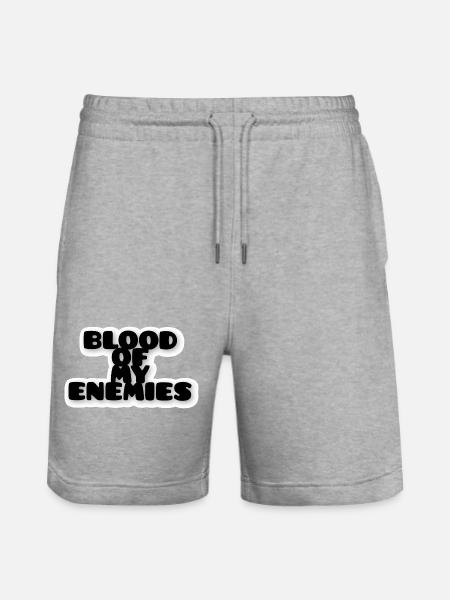 Blood of my Enemies - Stanley/Stella Trainer Unisex Organic Jogging Shorts - heather grey