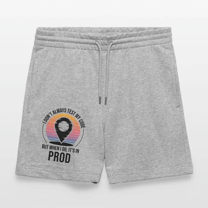 Développeur Codeur Programmeur Prod Test Humour Short de jogging bio TRAINER Stanley/Stella unisexe