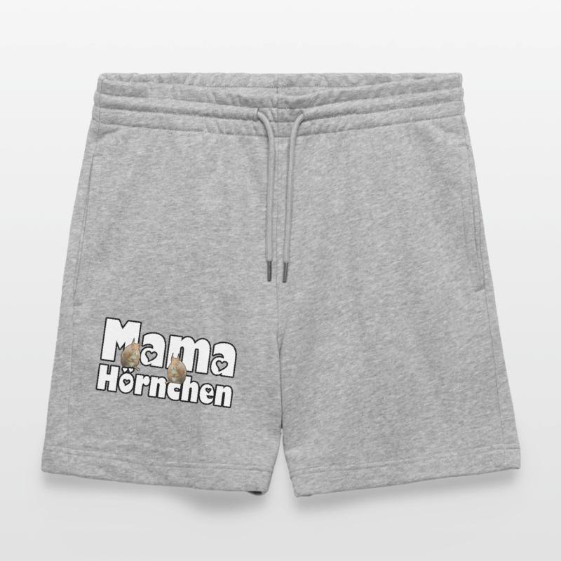 Mama Eichhörnchen Mutter Tier Muttertag Spruch Stanley/Stella Unisex Bio Joggingshorts Trainer 