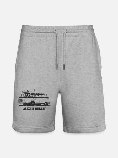 Barkas - B1000 - Ambulance - Stanley/Stella Trainer Unisex Organic Jogging Shorts - heather grey