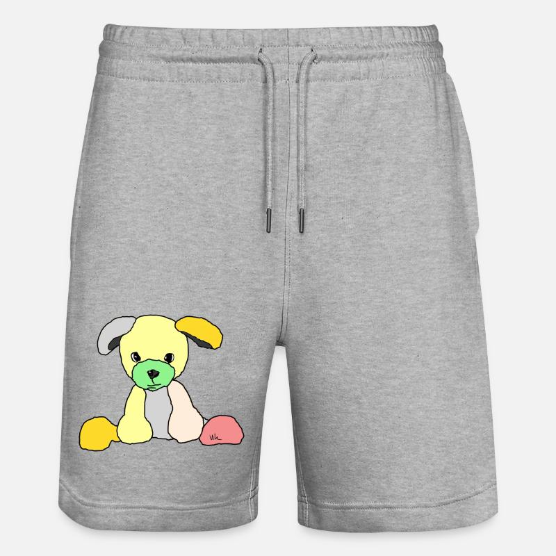 Bande dessinée pour chiens - Short de jogging bio TRAINER Stanley/Stella unisexe - gris chiné