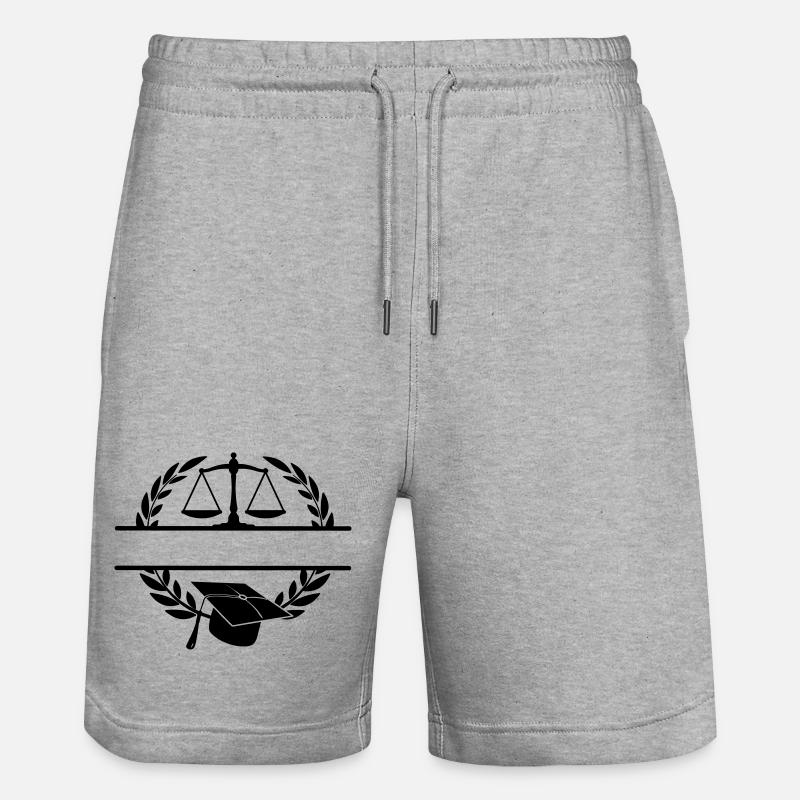 Avocat à succès - Short de jogging bio TRAINER Stanley/Stella unisexe - gris chiné