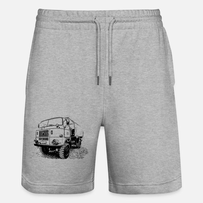 W50 Classique - Short de jogging bio TRAINER Stanley/Stella unisexe - gris chiné