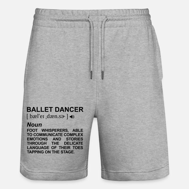 Signification de la danseuse de ballet - Short de jogging bio TRAINER Stanley/Stella unisexe - gris chiné
