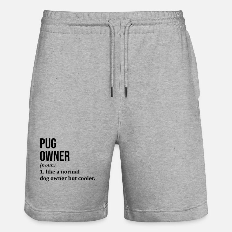carlin - Short de jogging bio TRAINER Stanley/Stella unisexe - gris chiné
