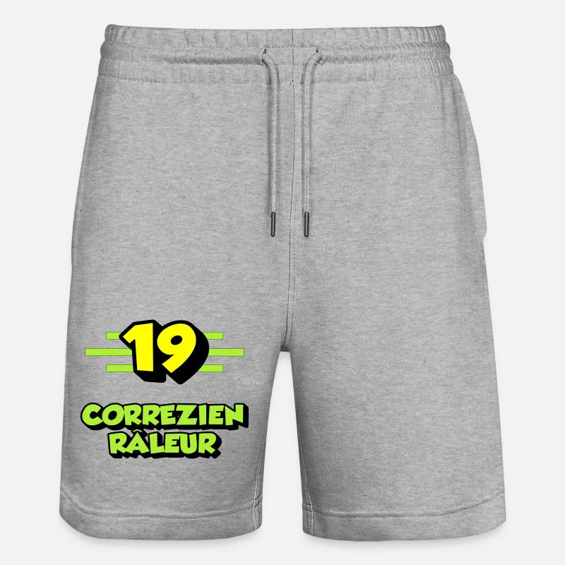 Correzien râleur - Short de jogging bio TRAINER Stanley/Stella unisexe - gris chiné