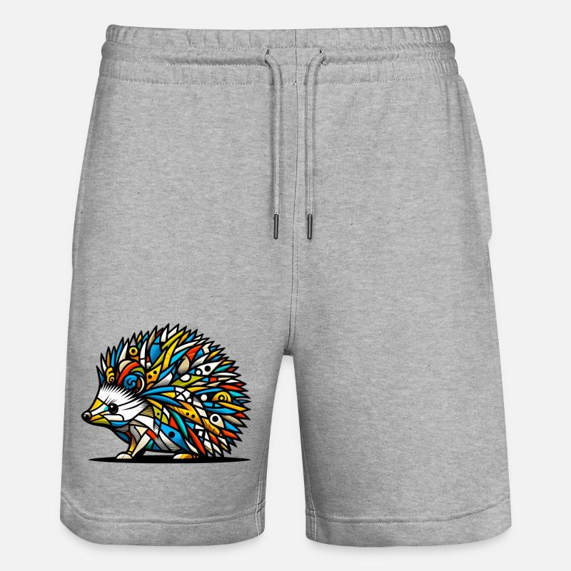 Hérisson - Short de jogging bio TRAINER Stanley/Stella unisexe - gris chiné