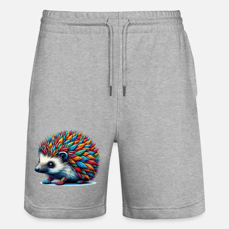 Hérisson - Short de jogging bio TRAINER Stanley/Stella unisexe - gris chiné