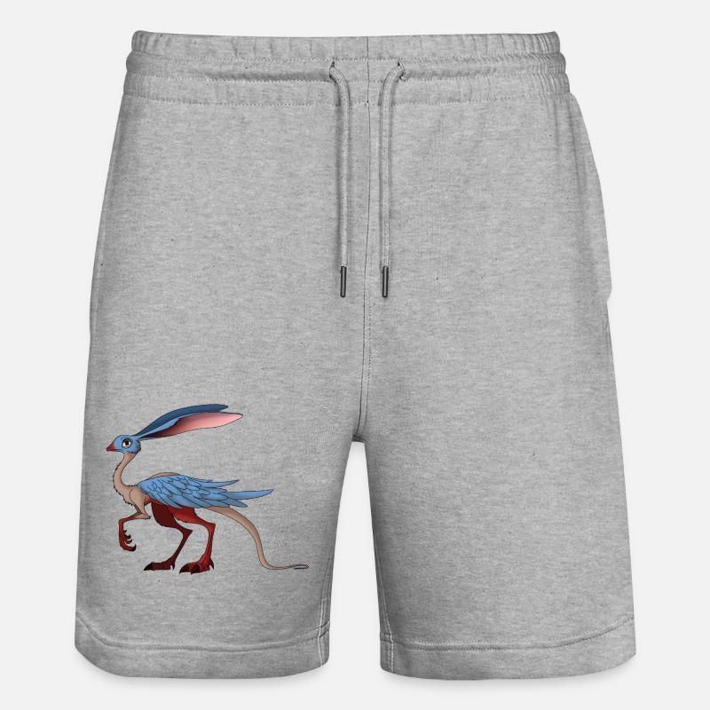 Lepterix - Short de jogging bio TRAINER Stanley/Stella unisexe - gris chiné